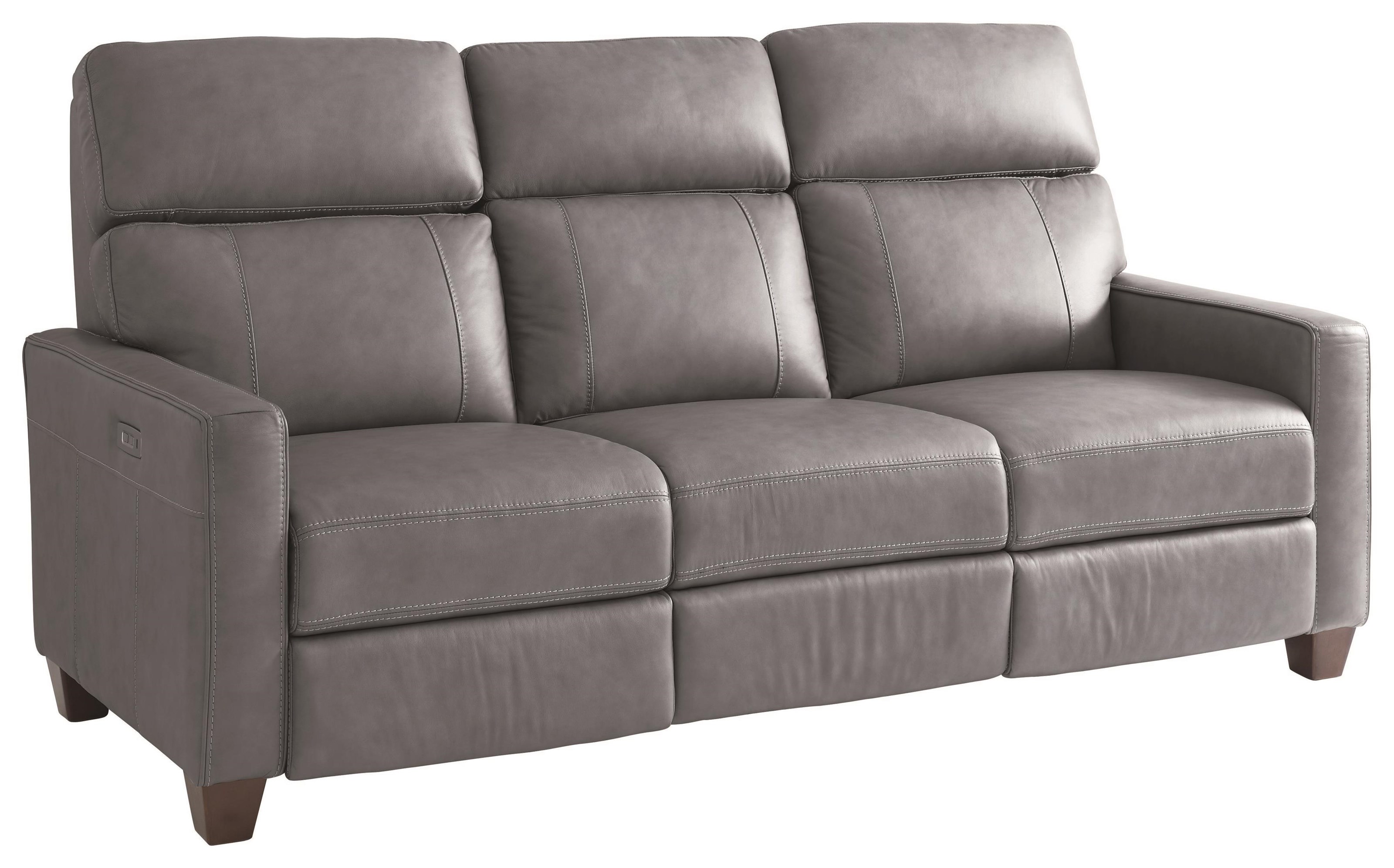 Club Level Tompkins Leather Reclining Sofa